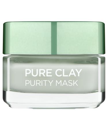 L'Oreal Paris Pure Clay Purity Mattifying Eucalyptus Face Mask 50 ml (Pack of 1) Eucalyptus Purity Single