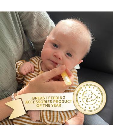 Haakaa Colostrum Collector Set - Reusable Silicone Breastfeeding Aid | 12 PK 0.1oz/4ml | Includes Clear Storage Cases & Cotton Wipes - Buy Online on SooperMarket.com
