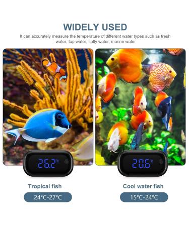 Ankilo Aquarium Thermometer - Digital Touch Screen LED Temperature Meter for Freshwater & Marine Reptiles - Buy Online on SooperMarket.com