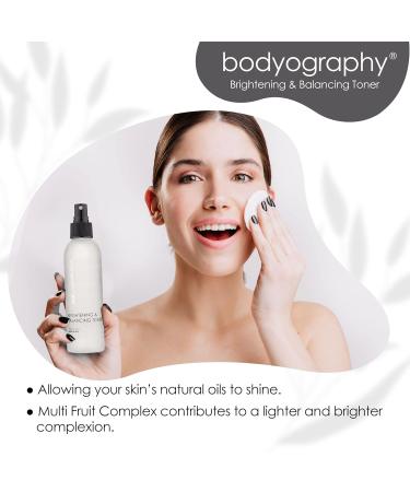 Bodyography Skin Brightening Toner - Anti-Aging Removes Blackheads Vegan & Cruelty-Free | 6 Fl. Oz - Shop Now - Buy Online on SooperMarket.com