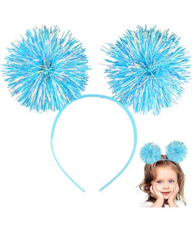 Tinsel Headband with Balls Kids Foil Strips Head Boppers Glitter Christmas Hair Band Performance Stage Cosplay Hair Accessories Head Boppers - Buy Online on SooperMarket.com