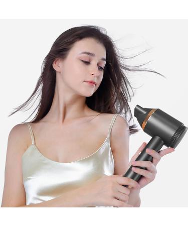 Negative Ionic Hair Dryer Quick Heat Up & Constant Temperature Fast Drying Lightweight Travel Hairdryer 4 Temps 2 Speeds Portable Home Hair Dryer for Home Travel (US Plug 110V) - Buy Online on SooperMarket.com