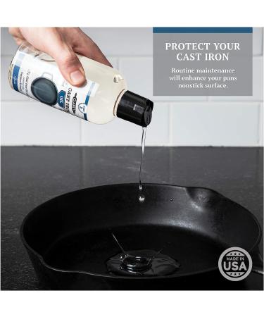 Refined Coconut Cast Iron Seasoning Oil - Vegan, Plant Based for Non-Stick Cookware - Buy Online on SooperMarket.com