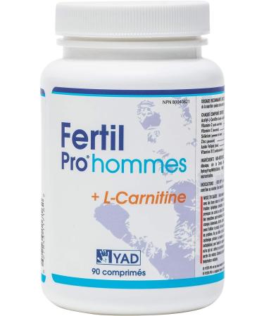 Fertil Pro Men Acetyl-L-Carnitine Natural Health Supplement (90 Pills 3 Month Supply)