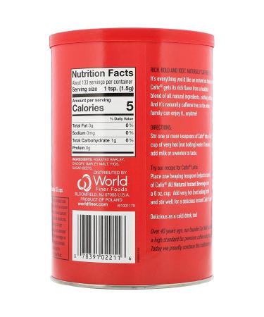 Cafix Instant Grain Beverage - Caffeine Free, 7.05 oz (200 g) | Healthy Coffee Alternative - Buy Online on SooperMarket.com