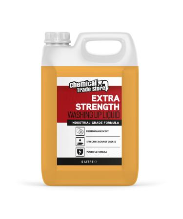 Chemical Trade Store - Concentrated Washing Up Liquid - Orange - 5 Litre