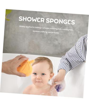 3pcs Kids Bath Ball Loofah Set - Cartoon Body Scrub Pouf & Exfoliating Mittens for Fun Bathing - Buy Online on SooperMarket.com