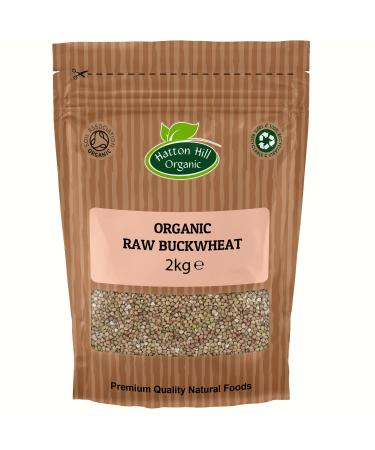 Organic Raw Buckwheat Groats 2kg by Hatton Hill Organic - Free UK Delivery