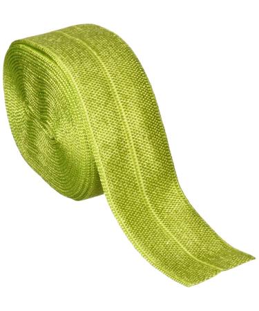 By Annie 3/4 x 2 yd Fold-Over Elastic  Apple Green