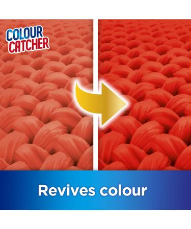 Colour Catcher Premium 2in1 Protect & Revive Laundry Sheets Prevents Colour Run Accidents and Revives Colours - 20 Sheets Unscented 1 count (Pack of 20) - Buy Online on SooperMarket.com