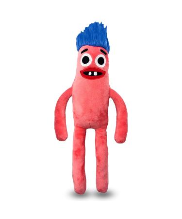 Nobody Sausage Plush Toy Cartoon Game Character Kids Toys Plushie Rainbow Friends Plush Stuffed Dolls Toys Squishy plushies Soft Toys Squishmallow Teddy Pillow Figure Toy for Kids (Sausage Pink)