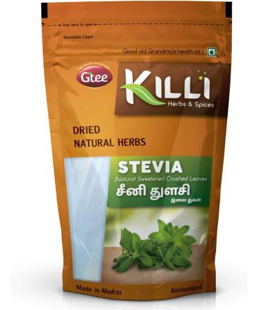 KILLI Stevia | Natural Sweetner | Seeni Thulasi Leaves Crushed 80g - Buy Online on SooperMarket.com