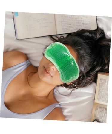 Mikinona Gel Sleep Mask | Hot & Cold Eye Massage | Cooling Migraine Relief & Velvet Comfort - Buy Online on SooperMarket.com