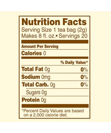 Celestial Seasonings Honey Vanilla Chamomile Herbal Tea - Caffeine Free, 20 Bags (1.7 oz) - Buy Online on SooperMarket.com