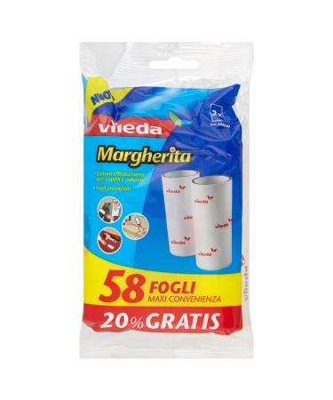 Vileda Margherita -Adhesive film for lint roller 2 rotoli brush change