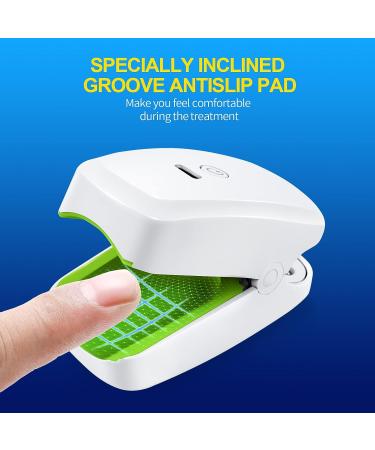 DermaChom Nail Fungus Laser Treatment Device - Home Use Toe Nail Remover for Onychomycosis - Updated Laser Treatment for Clean & Healthy Nails - Buy Online on SooperMarket.com