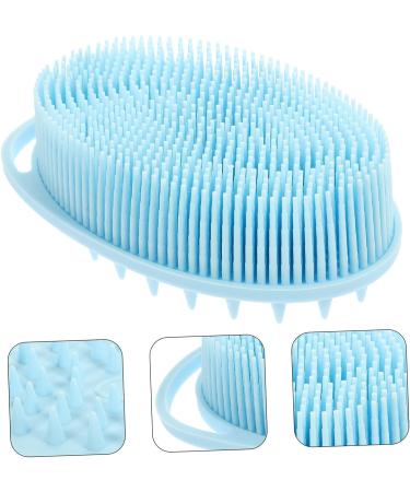 3pcs Double Sided Bath Brush Set - Baby & Body Silicone Scrubber - Buy Online on SooperMarket.com