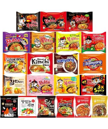 Samyang Hot Chicken Noodles Korean Ramen (Pack of 10) Pick Any 2 Customised Flavours - Buy Online on SooperMarket.com