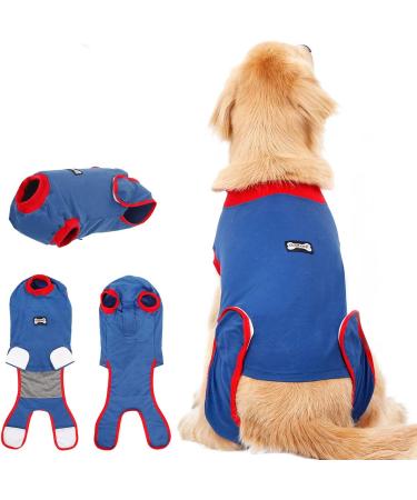 BT Bear Dog Surgery Recovery Suits Soft Elastic Cotton Pet Cat Recovery Jackets Vest After Surgery Clothing After Surgery Wear Anti Licking Wounds (XX-Large) - Buy Online on SooperMarket.com