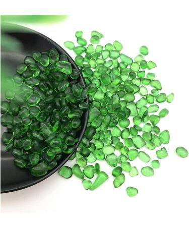 Natural Crystal Rough 50g 7-9mm Green Glass Gravel Glaze Stone Rock Polished Aquarium Specimen Decor Natural Quartz Crystals Home Decoration ERTEYIN - Buy Online on SooperMarket.com