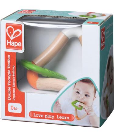 Buy Hape E0018 Triangle Bite Ring - Eco-Friendly Teething Toy for Babies | International Shipping Available - Buy Online on SooperMarket.com