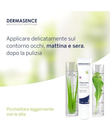 Dermasence Vitop Forte Eye Care 15ml | Soothing & Hydrating for Dry Skin & Neurodermatitis | Regenerates Skin Barrier with Dexpanthenol & Hyaluronic Acid - Buy Online on SooperMarket.com