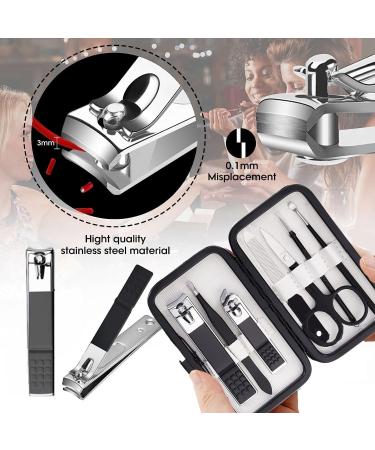 Premium Nail Clippings Set | Manicure Kit for Men | Portable Grooming Travel Case | Perfect Gift for Husband & Friends - Buy Online on SooperMarket.com