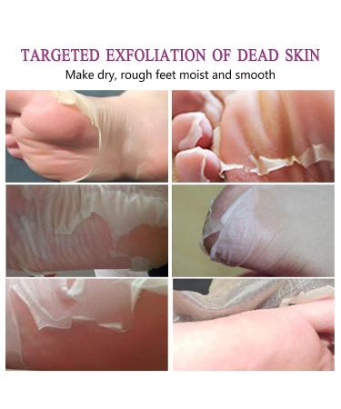 Foot Peel Mask with Natural Lavender Extract - 3 Pack for Smooth, Soft Feet | Removes Dead Skin & Calluses - Easy 3 Step Foot Care System - Buy Online on SooperMarket.com
