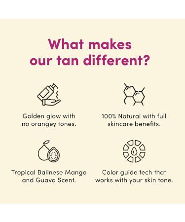 Coco & Eve Sunny Honey Bali Bronzing Self Tanner Mousse Set (Dark) - All Natural Instant Sunless Tanning Mousse with Mitt Applicator - Buy Online on SooperMarket.com