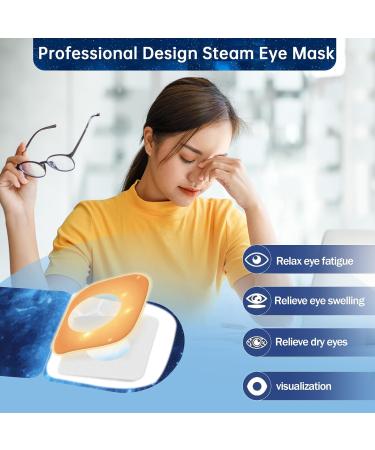 SDSM Steam Eye Mask 20 Packs Self Heating Eye Masks for Dry Eyes Warming Eye Mask Disposable Heated Eye Mask for Dry Eyes Fatigue Dark Circles Tired Eyes Sleep Mask Stress Relief Gifts Unscented - Buy Online on SooperMarket.com