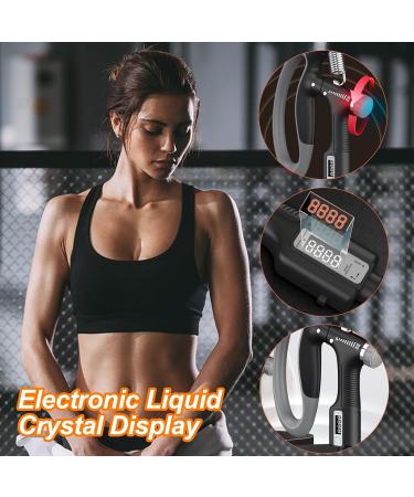 Adjustable Hand Trainer & Finger Trainer 10kg-100kg - Forearm Expander with Counting Function & Non-Slip Handle | Griffpower Fitness Device - Buy Online on SooperMarket.com