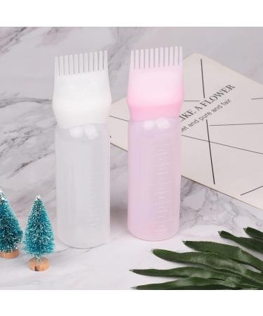UNVOJL Hair Dye Brush Bottle Hair Root Comb Applicator Bottles Hair Dye Tools Applicator Brush BottlesÂ for Salon (White) - Buy Online on SooperMarket.com