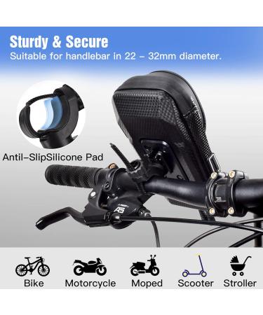 Wolfilist Waterproof Mobile Phone Holder for Bike | Universal 5.5-7 Inch Smartphone Steering Handlebar Pocket Bag - Buy Online on SooperMarket.com