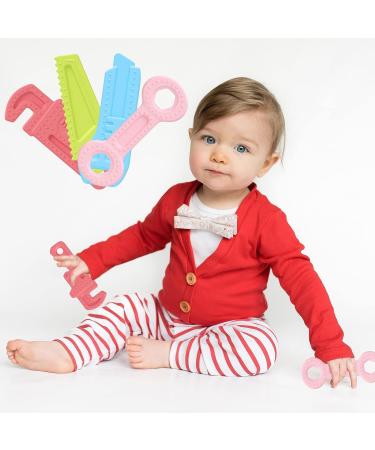 Silicone Baby Teething Toys | BPA-Free & Freezer Safe Infant Chew Toys | Molar Teether with Soft Textures | Easy to Hold & Clean - Buy Online on SooperMarket.com