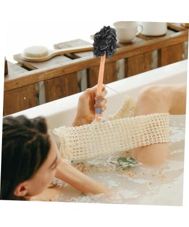 Charcoal Bath Ball & Shower Sponge for Women - Exfoliating Loofah & Body Scrubber for Clean Radiant Skin | Ideal Bath Sponge for All Skin Types - Buy Online on SooperMarket.com