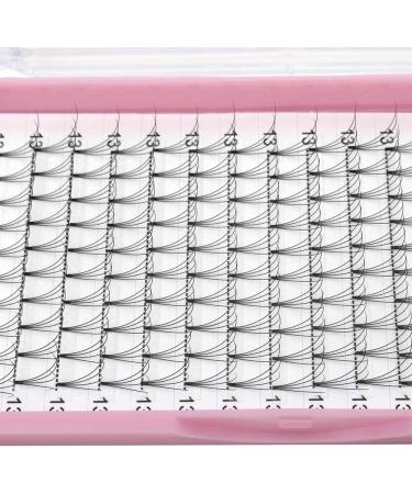 4D-D-0.10-14mm Short Stem Pre Made Fan Eyelash Extensions - Russian Volume Lashes 0.07 0.10 - 14 mm - Buy Online on SooperMarket.com
