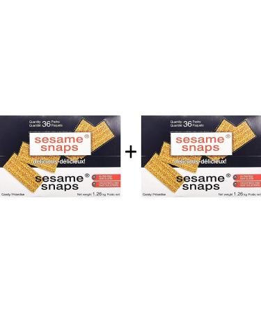 Sesame Snaps Delicious -deliieux! Candy (36X35)Gram Value 2 Pack (Value Pack of 2)