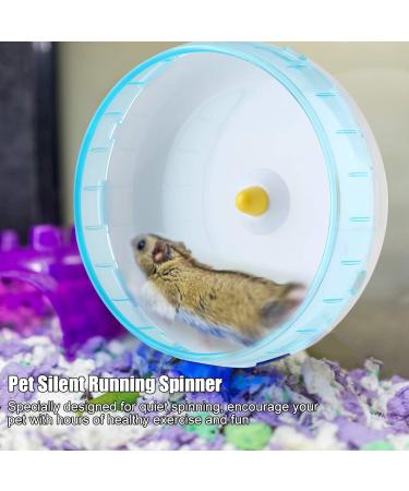 iFCOW 21cm Silent Hamster Running Wheel - Exercise Toy for Pet Mouse, Gerbil, and Rats - Buy Online on SooperMarket.com