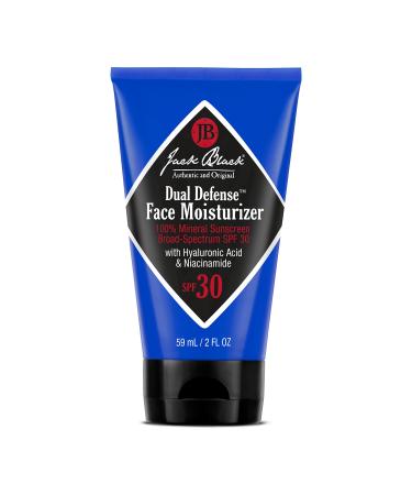 Jack Black Dual Defense  Face Moisturizer- 100% Mineral Sunscreen Broad-Spectrum SPF 30