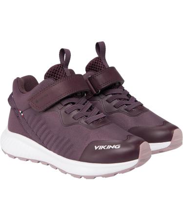 Viking Unisex Kids Aery Tau Mid GTX 1v Rain Shoe - EU 34 Narrow Grape | International Shipping Available - Buy Online on SooperMarket.com