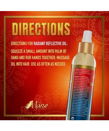 Buy The Mane Choice A-MAZ-ZON Hair Day - Radiant Reflective Oil | Lightweight Shine Booster with Biotin & Amla Oil for Moisture & Shine - 8 OZ - International Shipping Available - Buy Online on SooperMarket.com