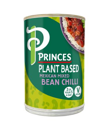 Princes Plant-Based Mexican Mixed Bean Chilli 392G (Pack of 6)