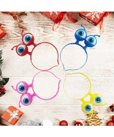 STOBOK 4pcs LED Light Up Eyeball Headbands - Alien Eyes Halloween & Christmas Party Favors - Random Color - Buy Online on SooperMarket.com