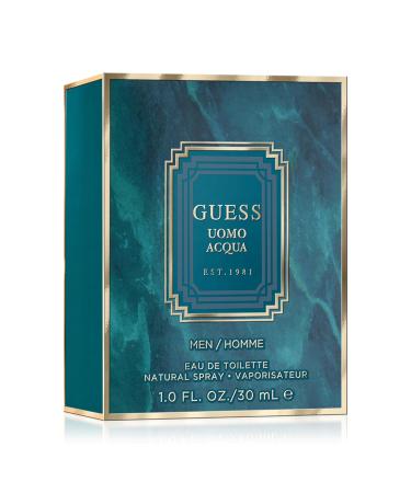 GUESS Uomo Acqua Eau de Toilette Cologne Spray For Men 1.0 Fl. Oz. 1 Fl Oz (Pack of 1) - Buy Online on SooperMarket.com