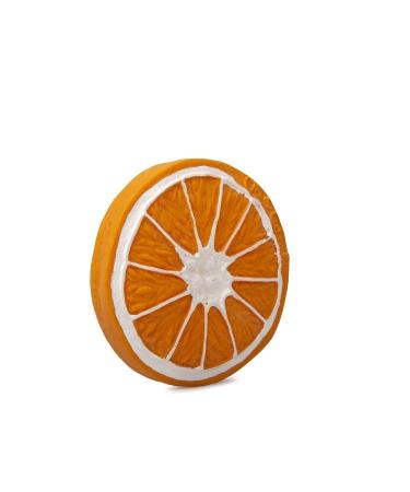 Oli & Carol Clementino Orange Teething Toy - Natural Hevea Rubber for Babies - Buy Online on SooperMarket.com