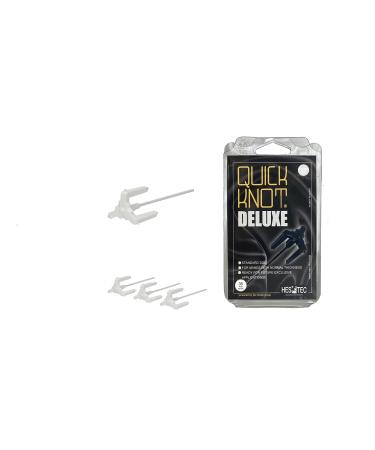 Quick Knot Deluxe | Mane clip for horses | Suitable for horses and ponies | Reusable (White Standard) Standard White
