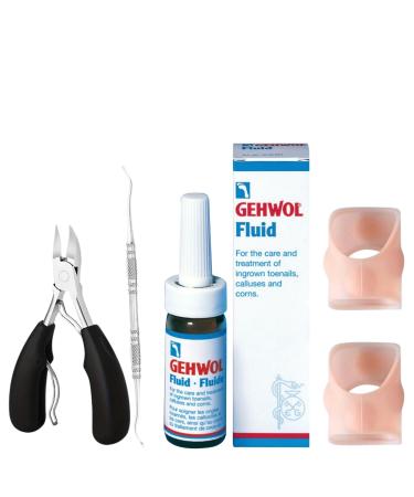 Ingrown Toenail Removal Tool Kit - Set Includes Ingrown Toenail Treatment Nail Clippers Ingrown Toenail Corrector Lifters And Pair of Toenail Protection Covers