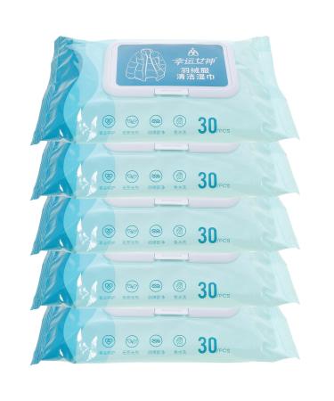 Angoily Stain Remover for Clothes: Instant Stain Remover Wipes Cleaning Wipes Clothes Dry Cleaner Wipes Wet Tissue for down Jacket Leather Cleaning Furniture Shoes 30pcs