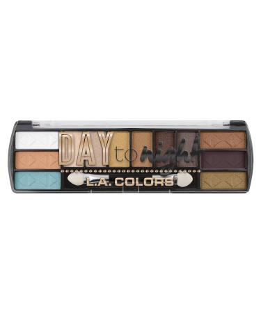 L.A. COLORS Day To Night Sunset Eyeshadow Palette - 12 Color, 0.28 oz. (CES425) - Buy Online on SooperMarket.com