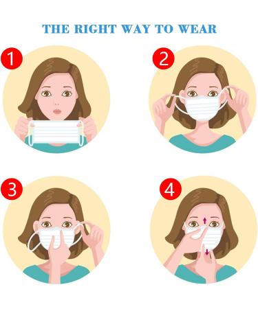 Taimu TM Black Disposable Face Masks for Protection - 50 Pack Safety Masks for Men and Women - Buy Online on SooperMarket.com